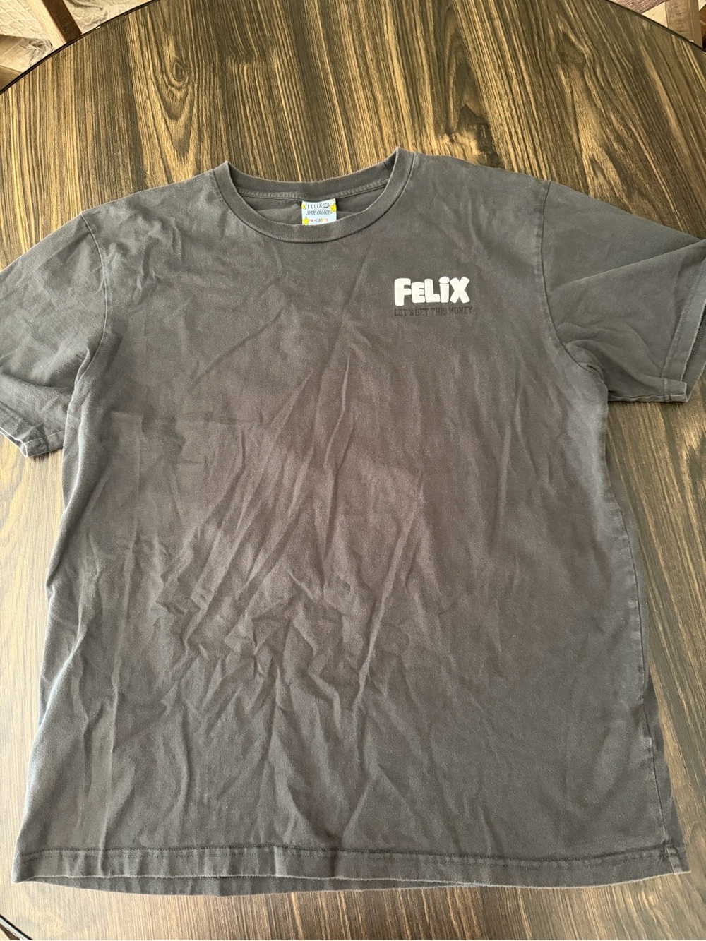 Felix the cat gray Short-Sleeve Crewneck T-Shirt for Men